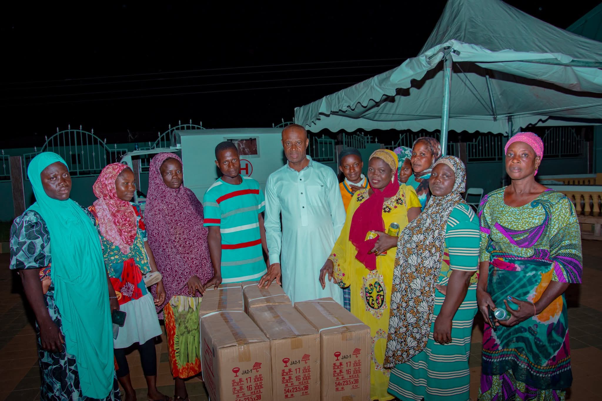Deputy Lands Minister Yusif Sulemana Presents 10 Sewing Machines to Manfu Women’s Group