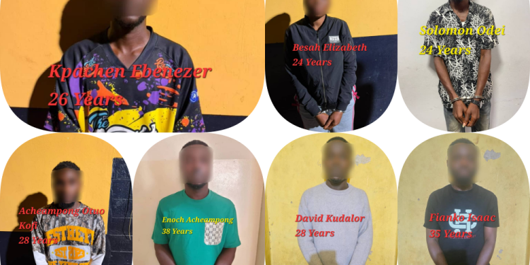 Police Arrest Seven, Recover Three Stolen Vehicles in Eastern Region