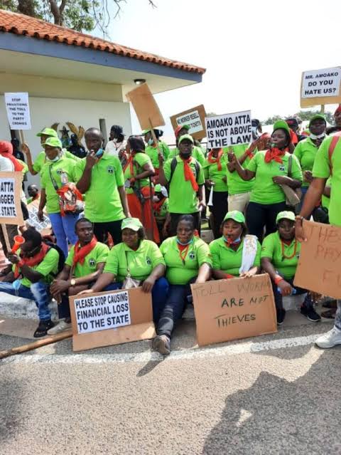 ’’Government should reintroduce the road tolls; NPP has disappointed us’’- Tollbooth workers Assoc. Of Ghana