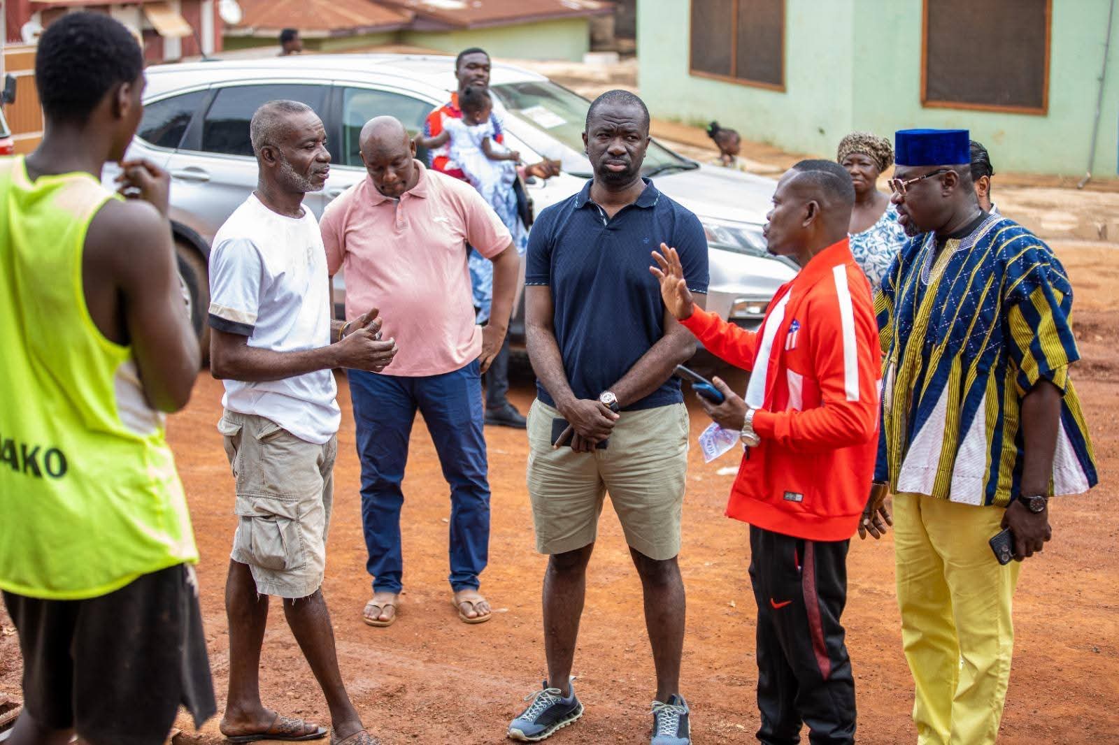Manhyia South Roads 80% Complete, MP Urges Caution in Rainy Season