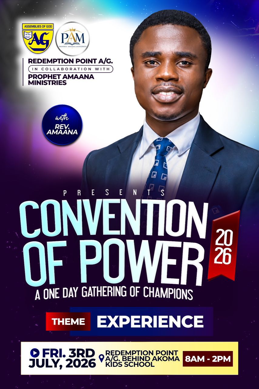 Redemption Point A/G and Prophet Amaana Ministries to Host “Convention of Power 2026” on July 3