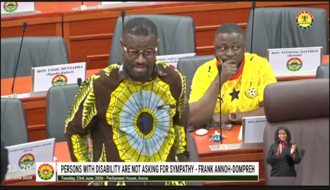 PWDs Don’t Want Sympathy, They Want Rights Enforced – Minority Chief Whip