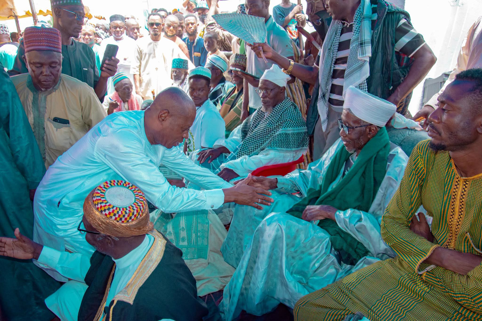 Bole-Bamboi MP Hon. Yusif Sulemana Joins Hundreds in Larabanga for Jintigi Prayers to Mark Sacred Day of Ashura 1448 AH