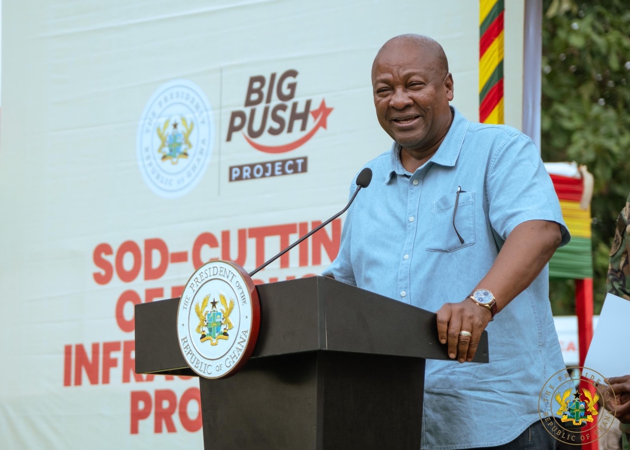 Mahama: Big Push Contractors Will Be Paid Within 2 Weeks of Certification