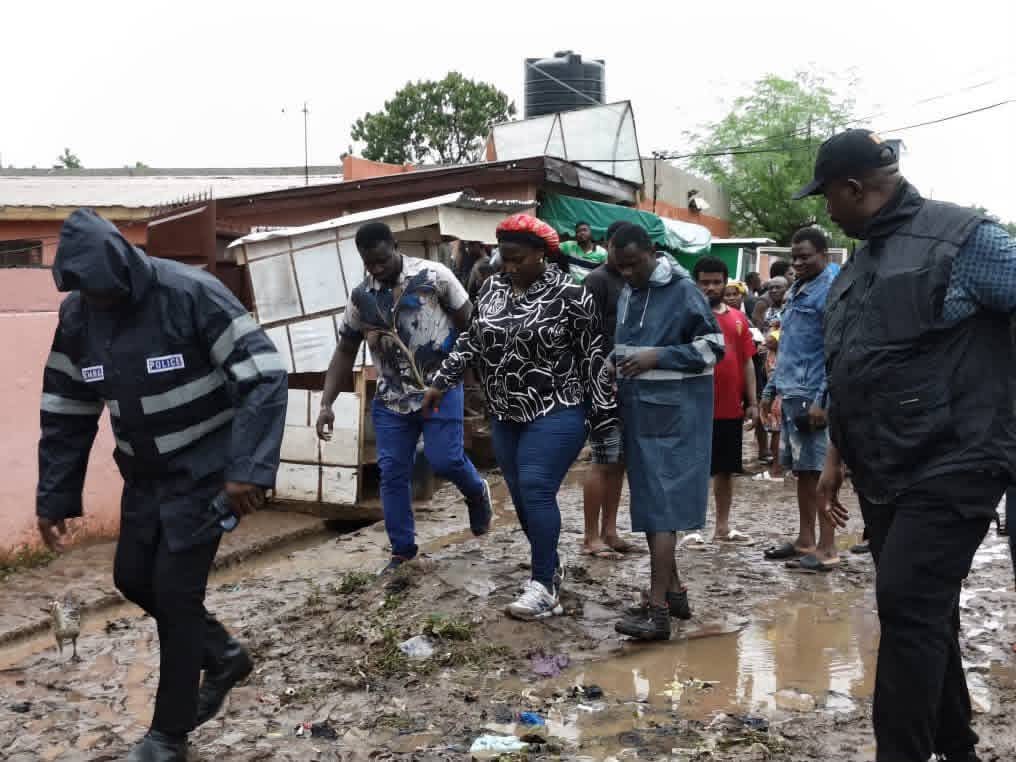 Trobu MP Mourns Flood Death, Leads Rescue and Relief Efforts in Mile 7 and Ofankor