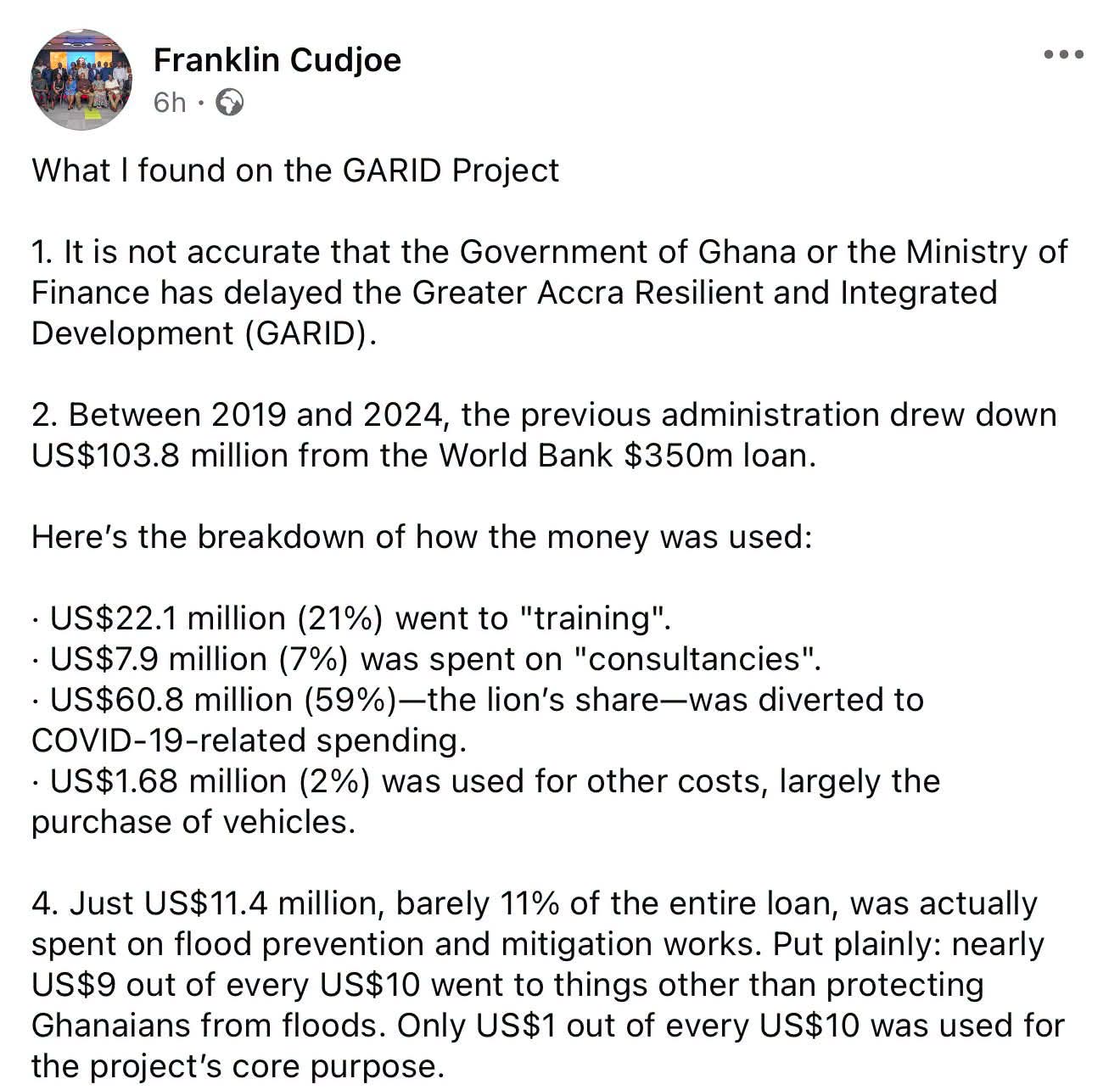 Hon. Michael Kwasi Aidoo Defends GARID Project, Accuses Franklin Cudjoe of ‘Selective Outrage