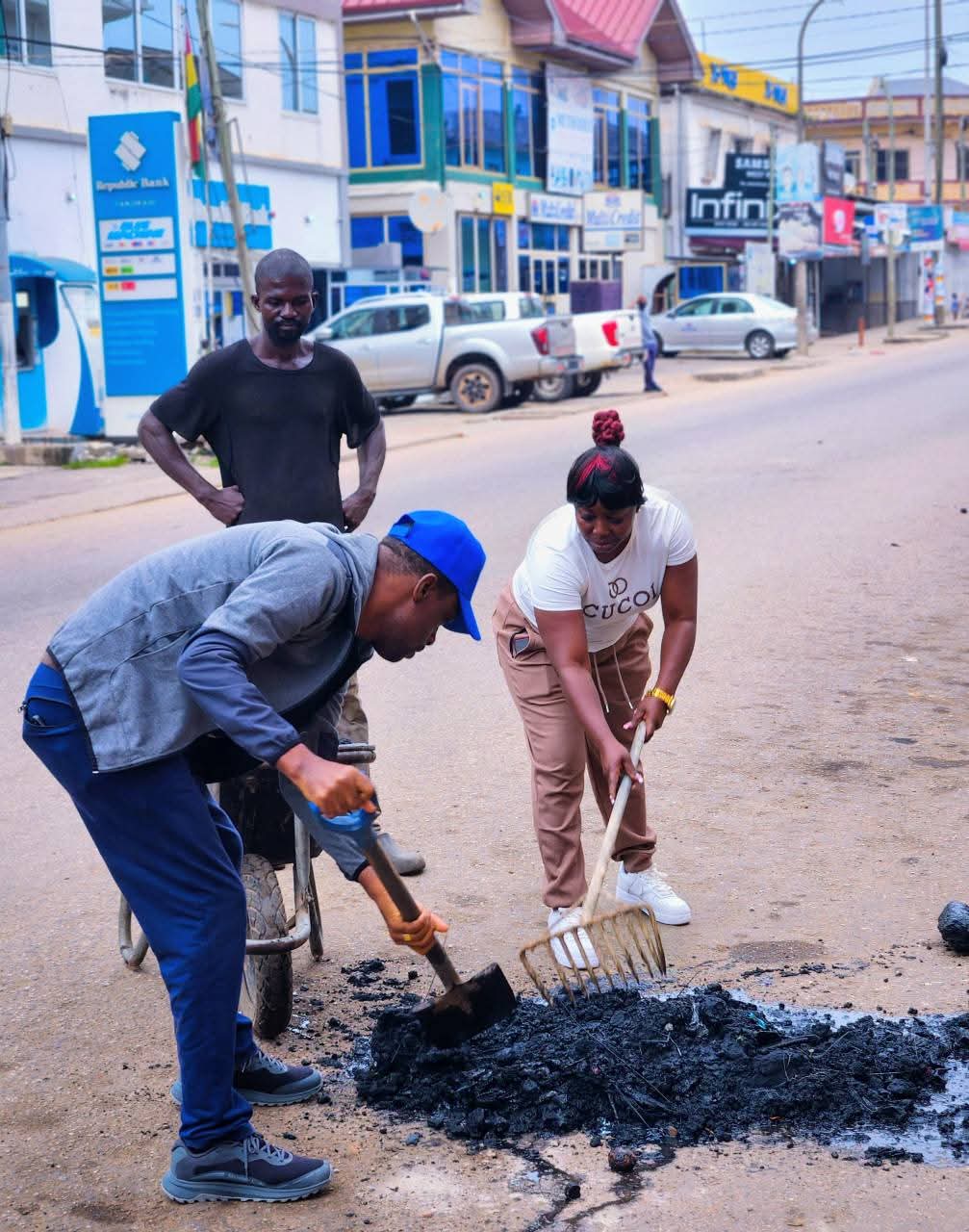 MP Kwabena Okyere Darko-Mensah Leads Mass Sanitation Exercise in Takoradi