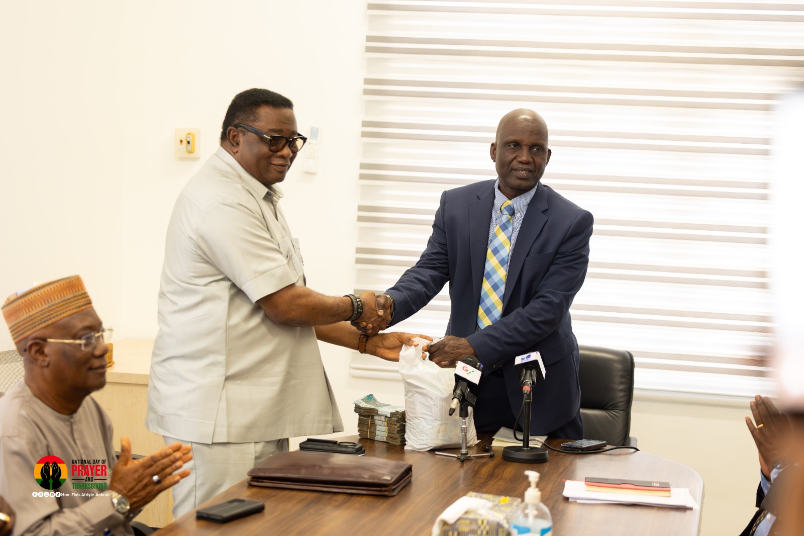 Govt donates GH¢100,000 to Korle Bu Renal Unit from National Day of Prayer proceeds-Elvis Afriyie Ankrah