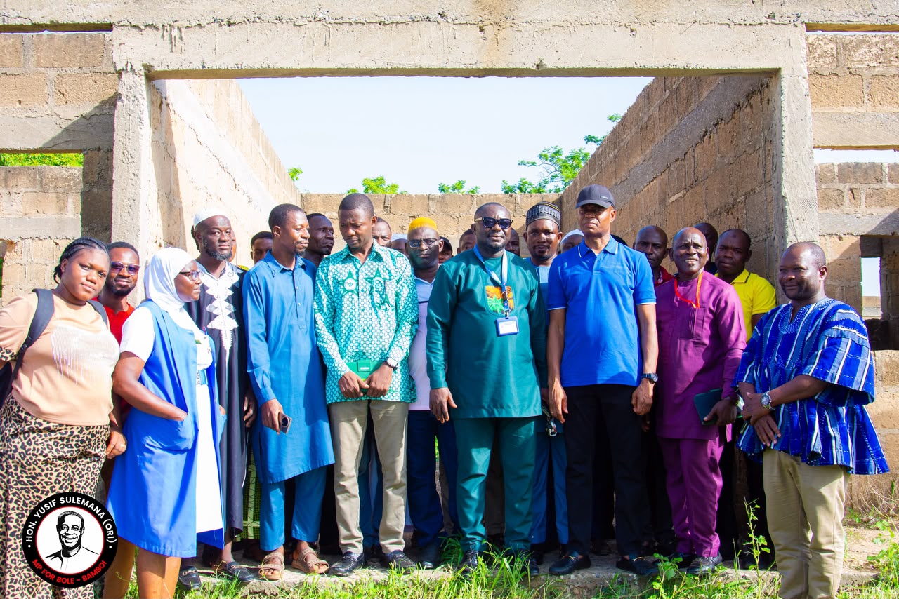 Abandoned Since 2012: Bole-Bamboi MP Rescues Staff Quarters Project at Bole District Hospital