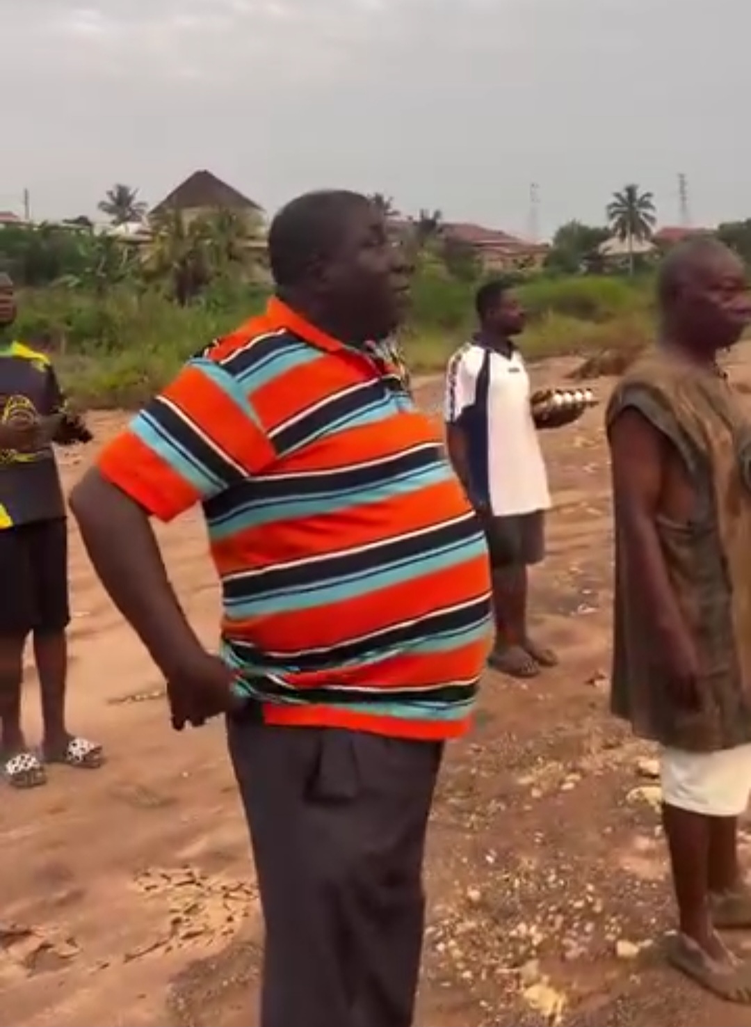 “Stop Destroying Our Rivers” - Konongo Traditional Leaders Storm Galamsey Site With Eggs