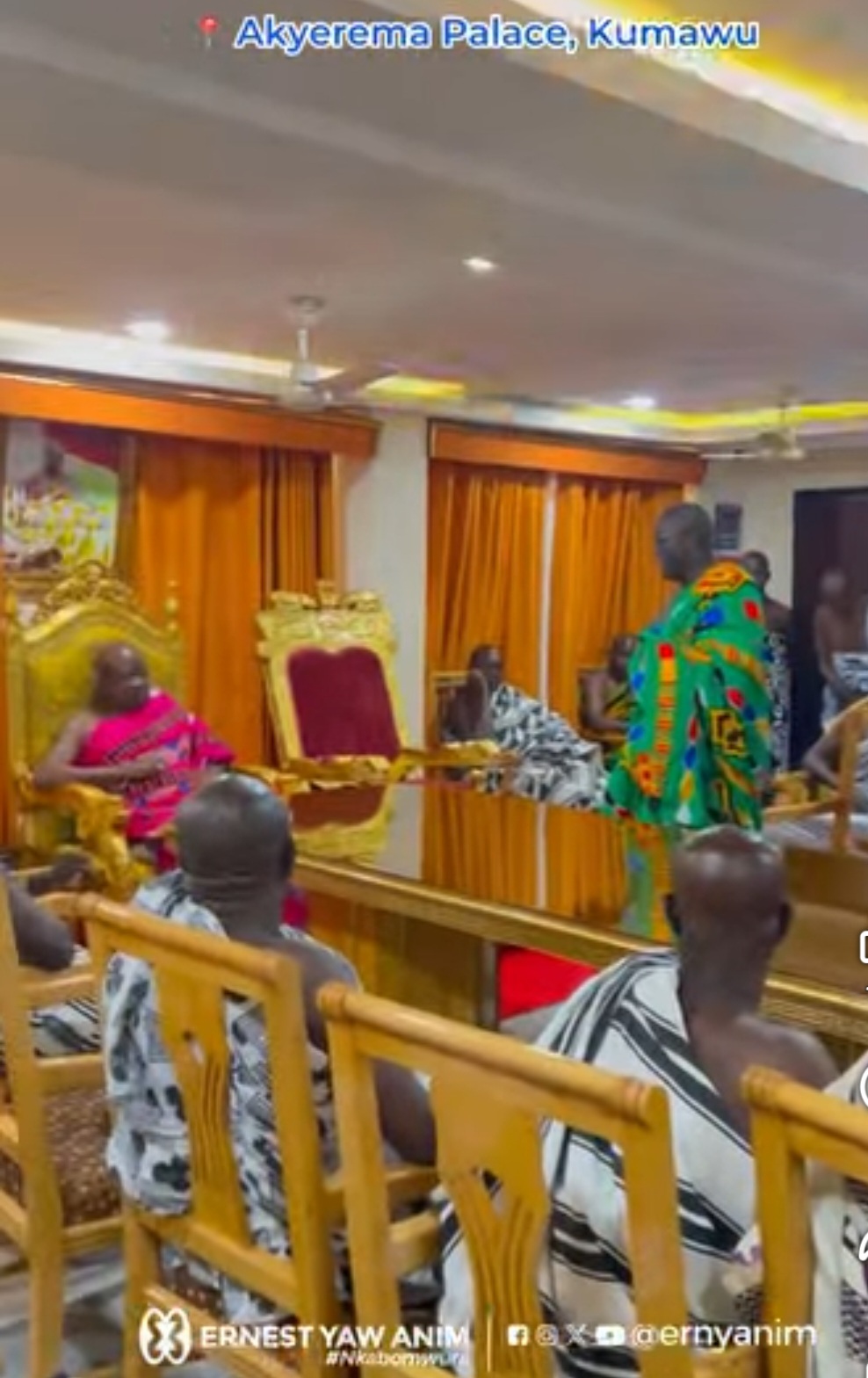 Kumawu MP Introduces New NPP Executives To Kumawumanhene During 5th Akwasidae