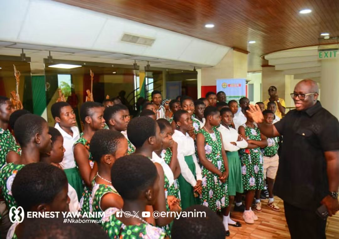 Hon. Ernest Yaw Anim Welcomes Bodomase R/C JHS Pupils to Parliament