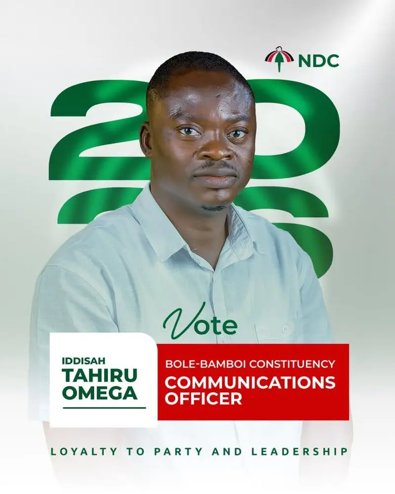 IDDISAH OMEGA TO CONTEST NDC BOLE-BAMBOI COMMUNICATIONS OFFICER SLOT