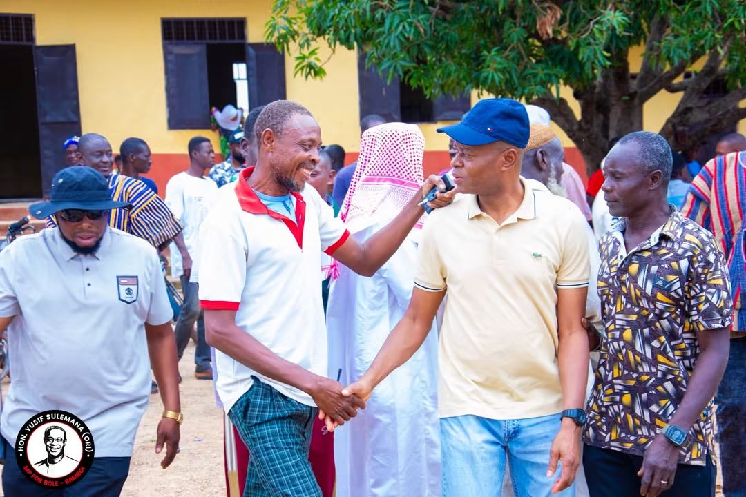 Dr Yusif Sulemana Delivers Multi-Sector Development Projects in Bole-Bamboi: From 1,500 Bags of Fertilizer to Hospital Power Plant and School Renovations