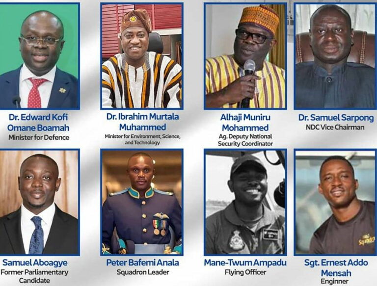 ‘They never expected it would be their final journey’ – Mahama honours helicopter crash victims