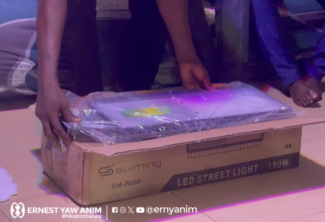 Hon. Ernest Yaw Anim To Install Over 200 LED Street Bulbs In Kumawu Constituency