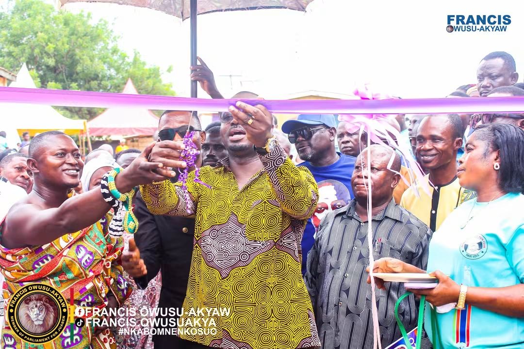 JUABEN MP COMMISSIONS AKRONWI DURBAR GROUND, PLEDGES MORE COMMUNITY DEVELOPMENT