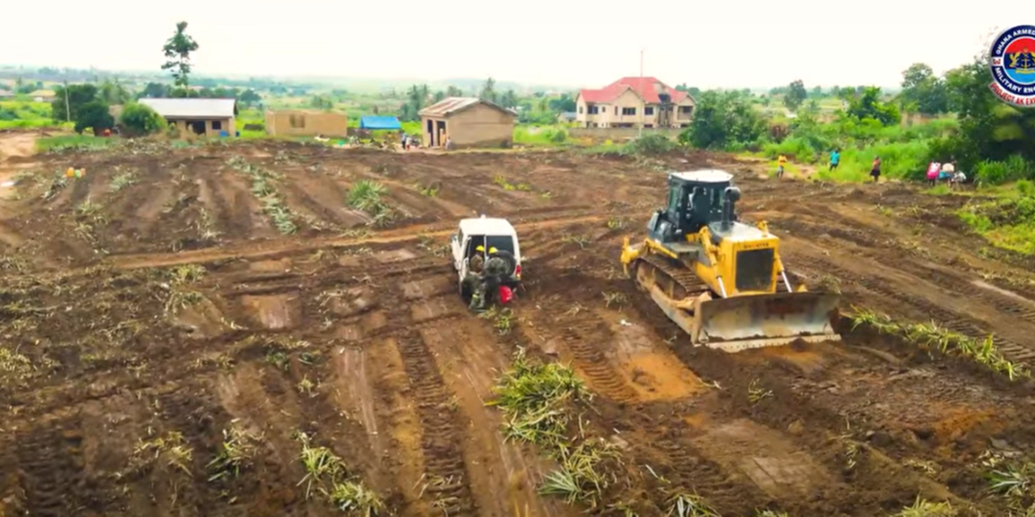 GAF clears 175.6km corridor for Accra-Kumasi Expressway ahead of schedule
