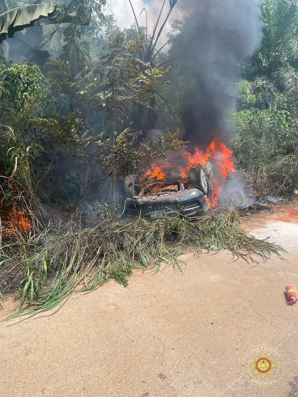 GNFS Responds To Two Fire Incidents At Anyinam And Akyem Asafo