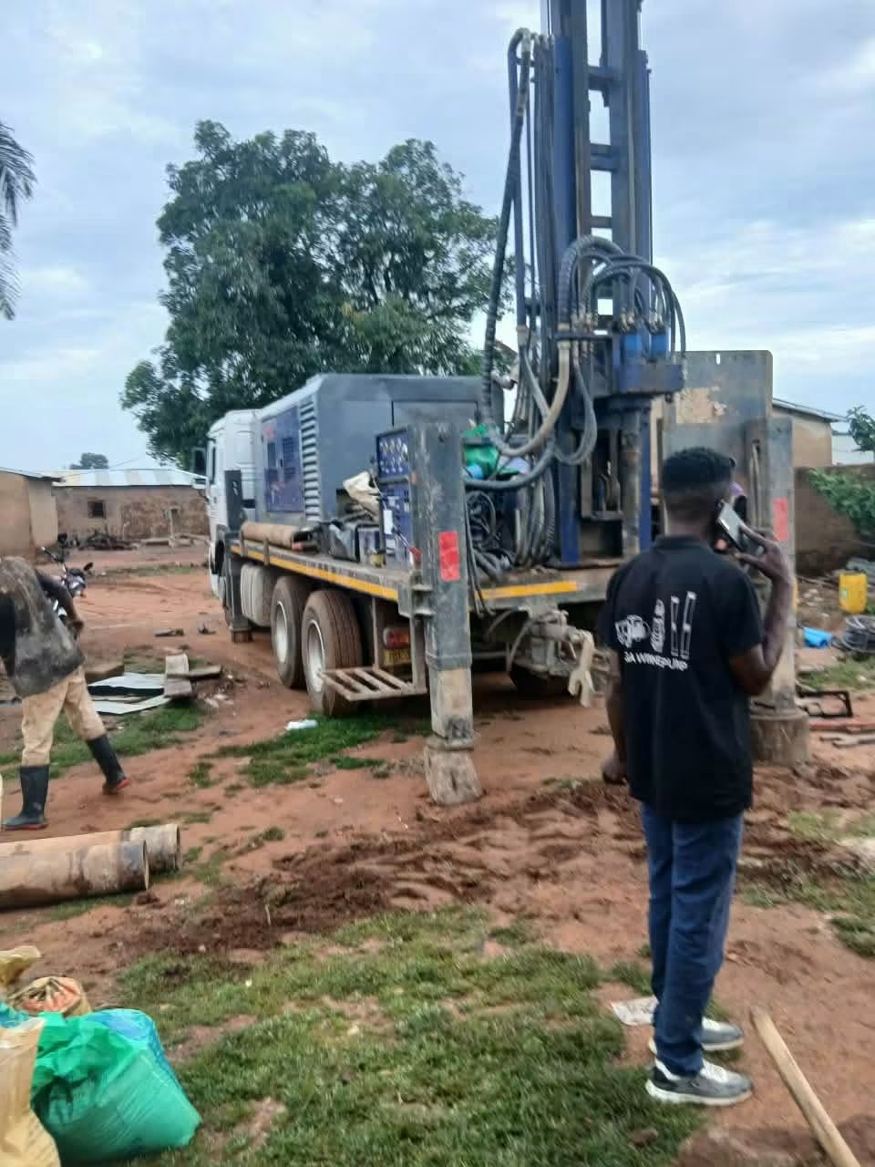 Walewale MP Dr. Kabiru Tiah Mahama Begins Drilling of 10 Mechanized Boreholes To Tackle Water Crisis