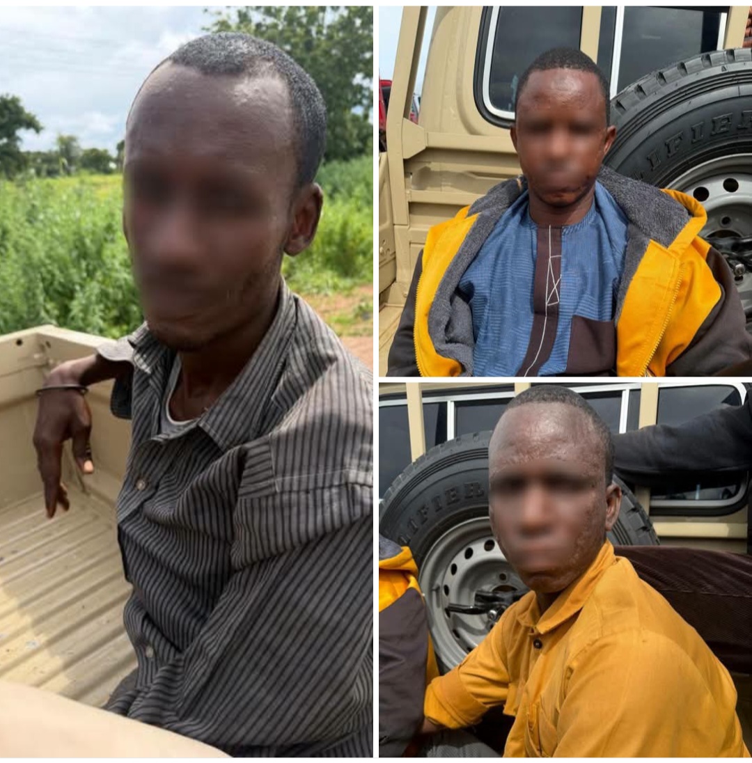 POLICE ARREST THREE SUSPECTED KIDNAPPERS AT SANG