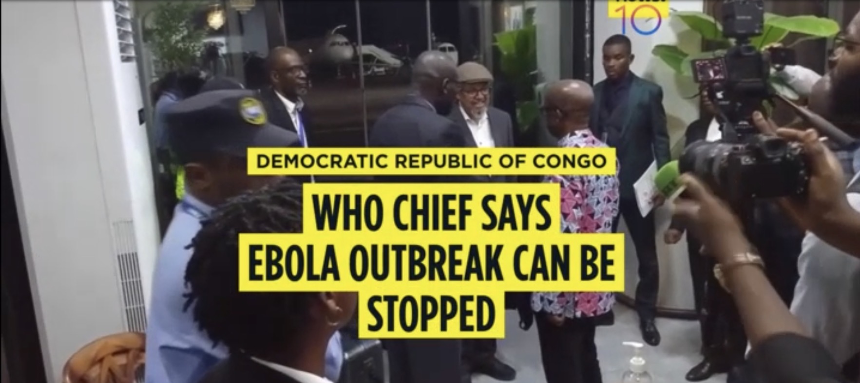 WHO Head Asserts Ebola Outbreak Can Be Stopped in DR Congo