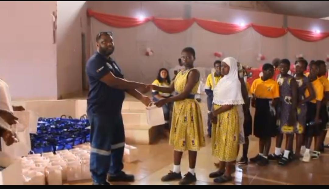 UMA Donates 1,000 Sanitary Pads to Support Girls’ Education in Kenyasi