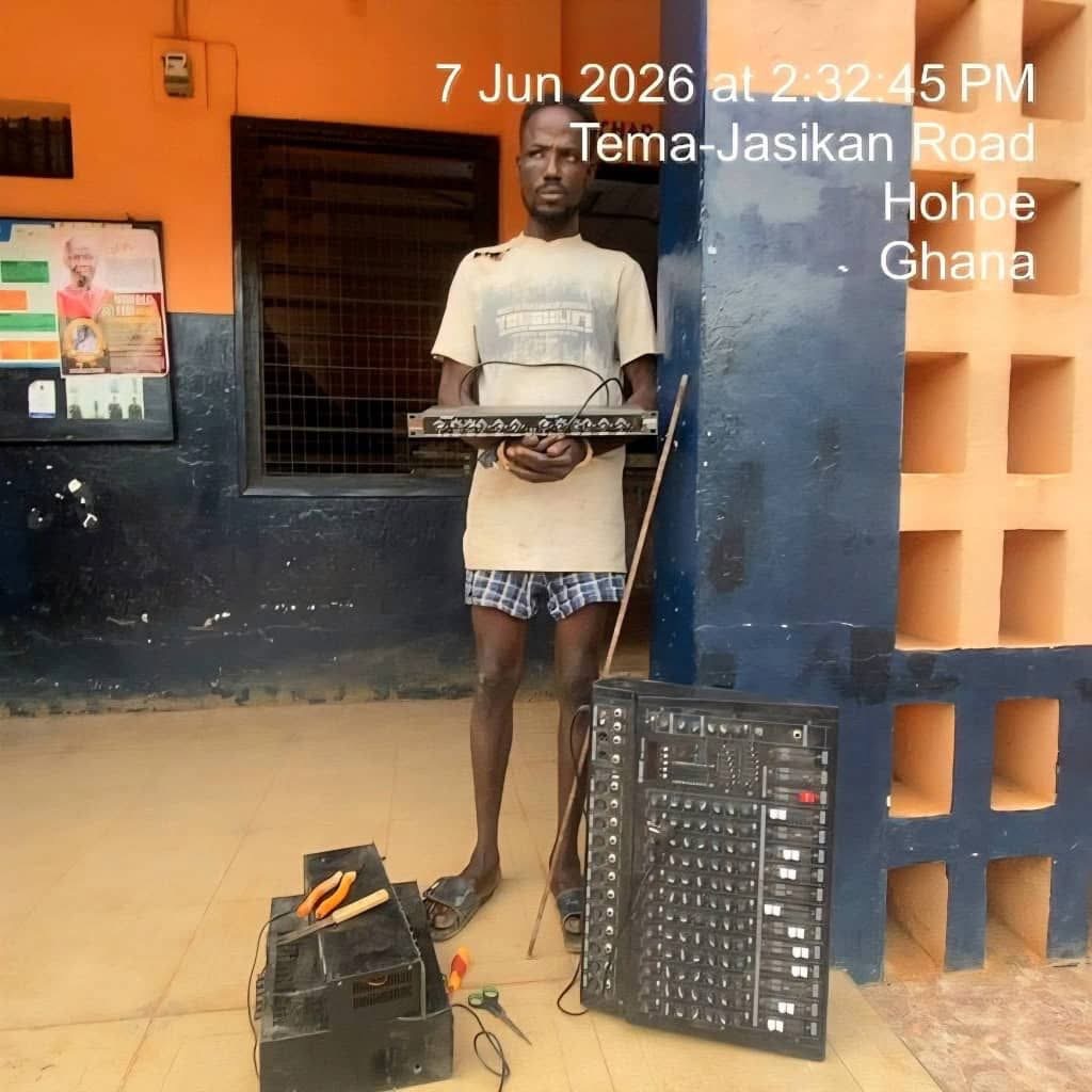 YOUNG MAN SENTENCED TO 7 YEARS FOR BREAKING INTO CHURCH TO STEAL MUSICAL INSTRUMENTS